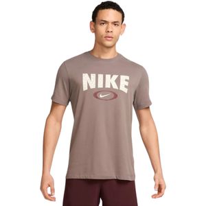 Remera M/C Df Hbr Novelty Beige Hombre Nike