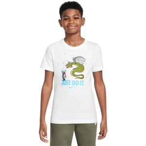 Remera M/C Sportwear Tee Boxy Blanco Infantil Nike