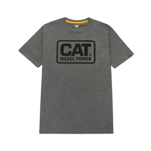 Remera M/C Gris Diesel Power Hombre Caterpillar