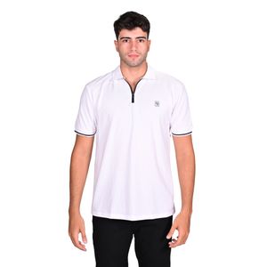 Polo M/C Blanco Hombre New Green