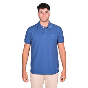 Polo M/C Azul Marino Hombre New Green