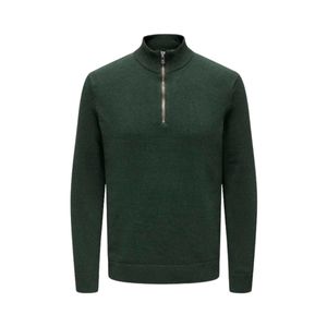 Sweater 1/2 Zipp Verde Oscuro Hombre Only & Sons