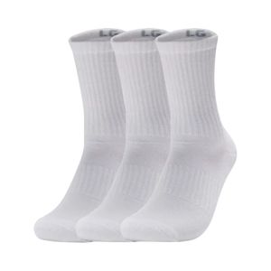 Medias X3 Blanco Core Mid Crew Under Armour