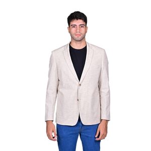 Saco De Lino Slim Gris Claro Hombre Vila Finzi