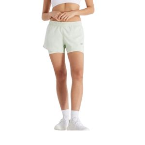 Short Verde Claro Essentials 2 En 1 Mujer Nb