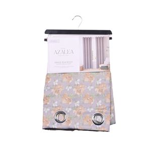 Cortina Blackout Estampada Beige Wrenley