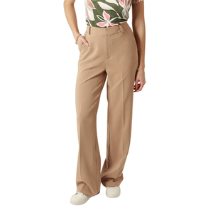 Pantalon Natural Beauty Beige Mujer Fuera De Serie