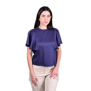 Blusa M/C Azul Marino Mujer  Tiare