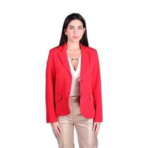Blazer Rojo Forrado Mujer L'Exclusif