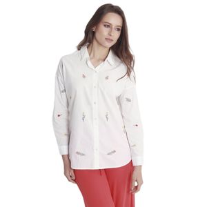 Camisa M/L Estampado Spring Soul Mujer Fds