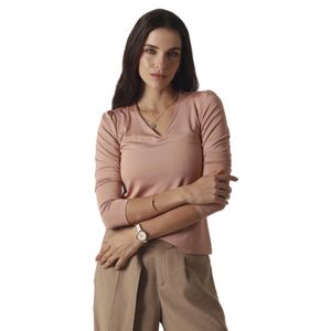 Remera M/L Rosa Natural Beauty Mujer Fds