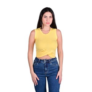 Remera Amarillo Basica Mujer Tiare