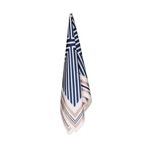 Pañuelo Azul M. C/ Rayas Blancas Mujer Eclipse