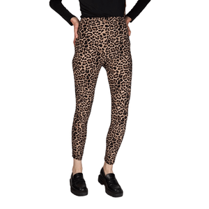Calza Emma Animal Print Beige Mujer - Atrevida