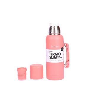 Termo 750ml Slim Con Manija Coral Terrano