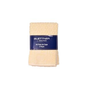 Kit Repasador Jacquard Xicara/Fruta Vainilla Casa Hogar