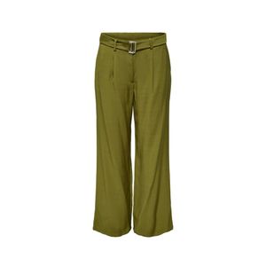 Pantalón Verde Olivo Mujer Con Cierre Y Corte Recto Jdy