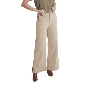 Pantalón Tiro Alto Spring Soul Verde Olivo Mujer Fds