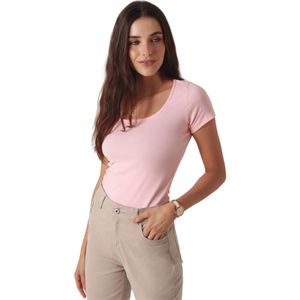 Remera manga corta Essencial rosa mujer Fds
