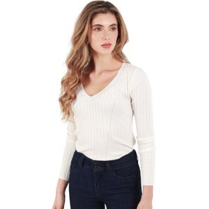 Sweater básico cuello pico Essencial mujer Fds