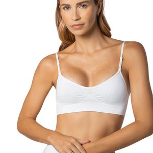 Top ligero con costuras reforzadas blanco mujer Lupo