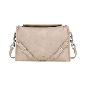 Cartera bandolera diseño clásico beige mujer Fiore