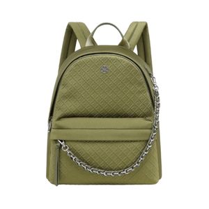 Mochila urbana neoprene color green mujer Fiore