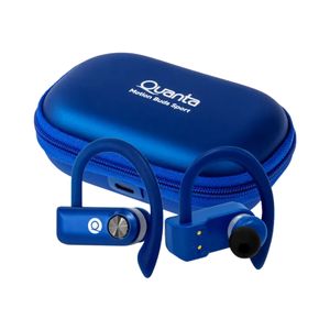 Auricular Deportivo Bluetooth 5.1 100H IPX4 LED Azul Quanta