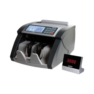 Contador y detector de dinero doble pantalla 220V gris Quanta