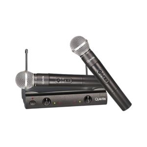 Micrófono Wireless Profesional 2 Micrófonos Bivol Quanta