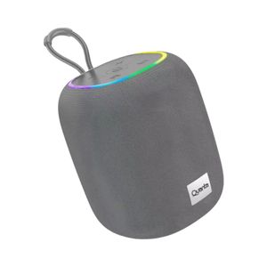 Speaker Portátil Bluetooth 10W Aurabeat RGB/TWS/FM Gris Quanta