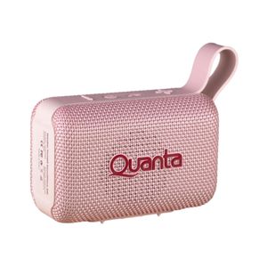 Speaker Portátil Bluetooth 8W Ipx5/Usb/Tws/Tipo-C Rosa Quanta