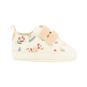 Escarpín Beige con 2 Cierres Velcro Niña Ficcus