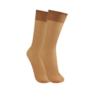 Media 3/4 con dobladillo suave Fio color miel mujer Trifil