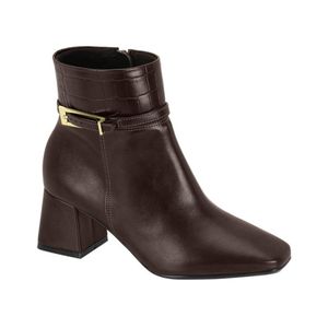Bota Marrón Combinada Con Croco Mujer Vizzano