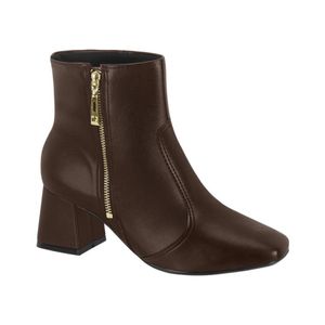 Bota Marrón Con Cierre Mujer Moda Vizzano