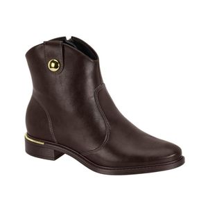 Bota Marrón Estilo Tejana Mujer Vizzano