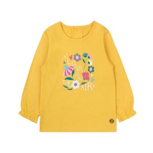 Remera Manga Larga Mostaza Niña Ficcus