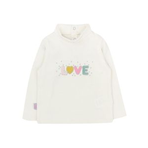 Polera Manga Larga Blanco Niña Ficcus