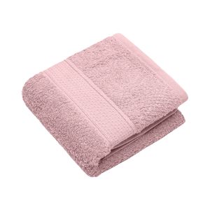 Toalla de rostro alta absorción Natural 50x80 Cm rosa Bouton