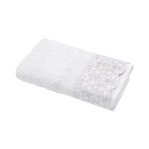 Toalla Rostro 50x80 Cm Melody Cris Blanco Bouton