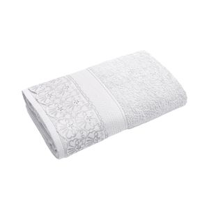 Toalla Baño 70x140 Cm Melody Cris Blanco Bouton