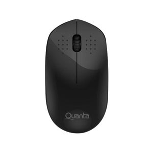 Mouse Inalámbrico Click Silencioso 1600DPI Alcance 20m Negro Quanta
