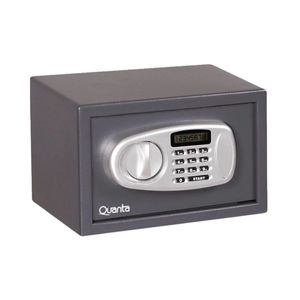 Caja Fuerte Electrónica 25L Con Alarma y Teclado 11 Dígitos Quanta