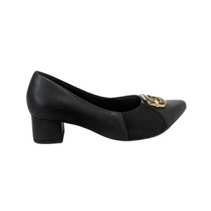 Zapato Stiletto Punta Fina Negro Para Juanetes Mujer Usaflex