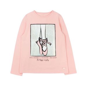 Remera Manga Larga Academy Coral Niña Ficcus