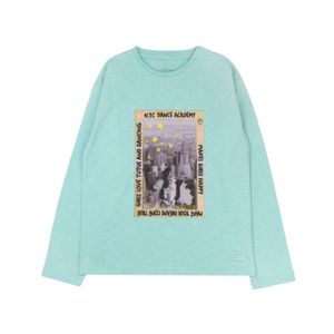 Remera Manga Larga Academy Menta Niña Ficcus