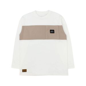 Remera Manga Larga Beige Niña Ficcus