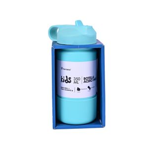 Botella Hidratación Acero Inoxidable Kids Azul 350 ml Terrano