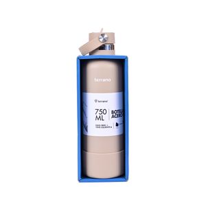 Botella Hidratación Térmica Pico+Bota Azul Arena 750 ml Terrano